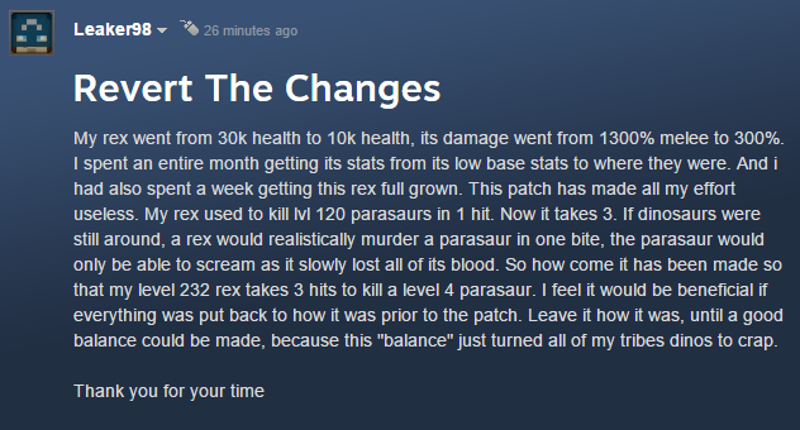 Illustration for article titled Ark: Survival Evolved Has Downgraded Its Dinosaurs